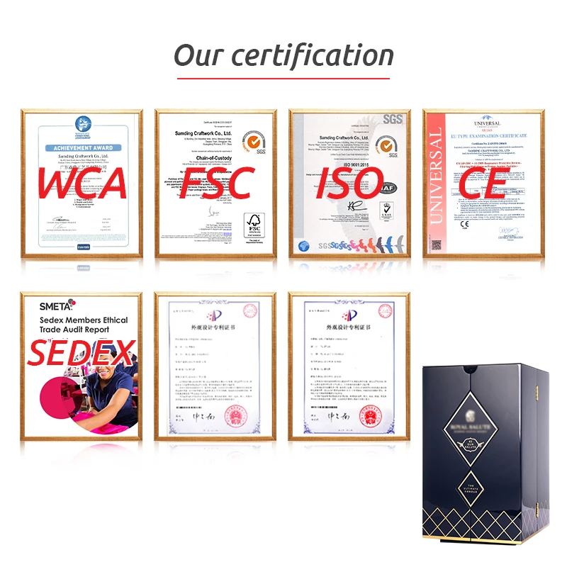 Hot selling 2022 sublimation glossy lacquer timber blank mdf luxury wine wooden storage gift box