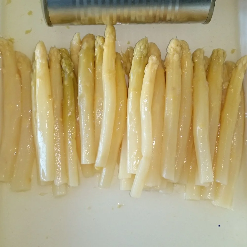 Jar Food Canned White Asparagus Whole In Jar