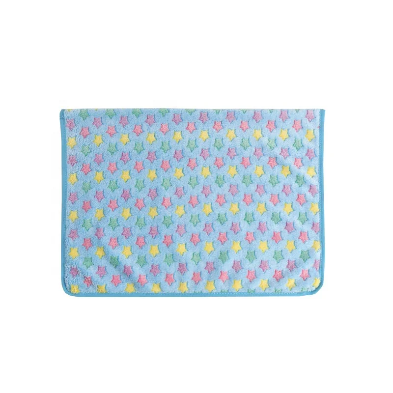 Manufacturer Wholesale Classic Cute Paw Print Fleece Pet Throw Blanket Washable Dog Mattress Soft Warm Sleeping Mat for Dogs Cat