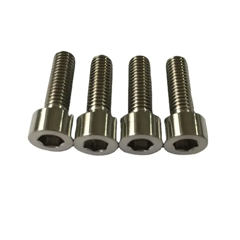 High Quality Custom M6 Hexagon Socket Head Cap Screws Nickel Material with Incoloy 825 Din912 Metric Measurement System