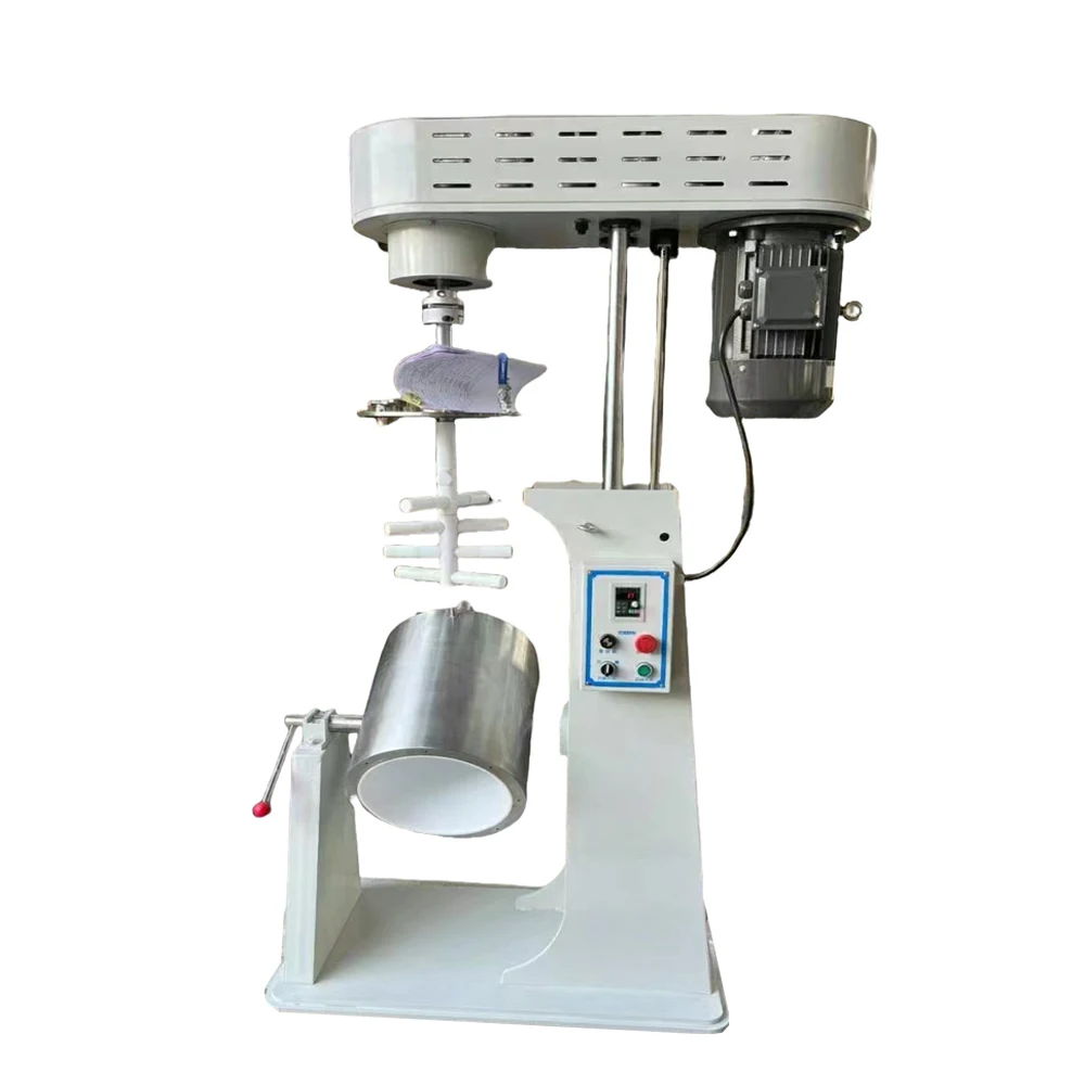Automatic Lifting Stirred Vertical Ball Mill for Lab Fine Powder Wet Grinder Mixing Ball Miller