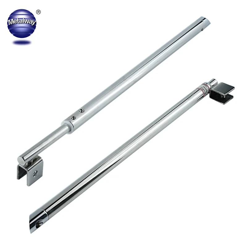 Bathroom rod frameless glass I shape arm shower room sus304 adjustable stabilizer support bar shower room bar