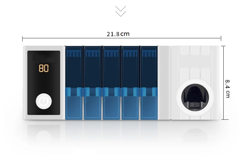 B532 High quality Auto Automatic Toothpaste Dispenser/ 5 UV Toothbrush sanitizer Holder Set Wall Mount Stand toothbrush rack