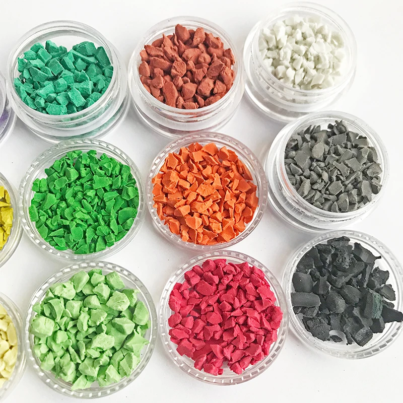 Factory hot sale epdm rubber granule for Kids playground Anti-slipping rubber granule for sports field Recycled epdm rubber