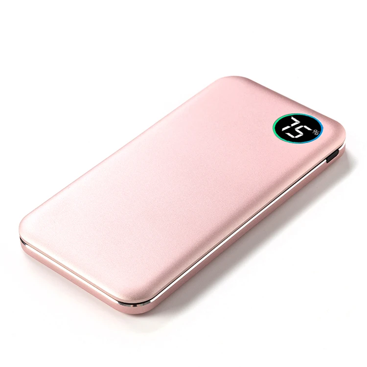 10000mAh custom logo whole body aluminum alloy metal power bank