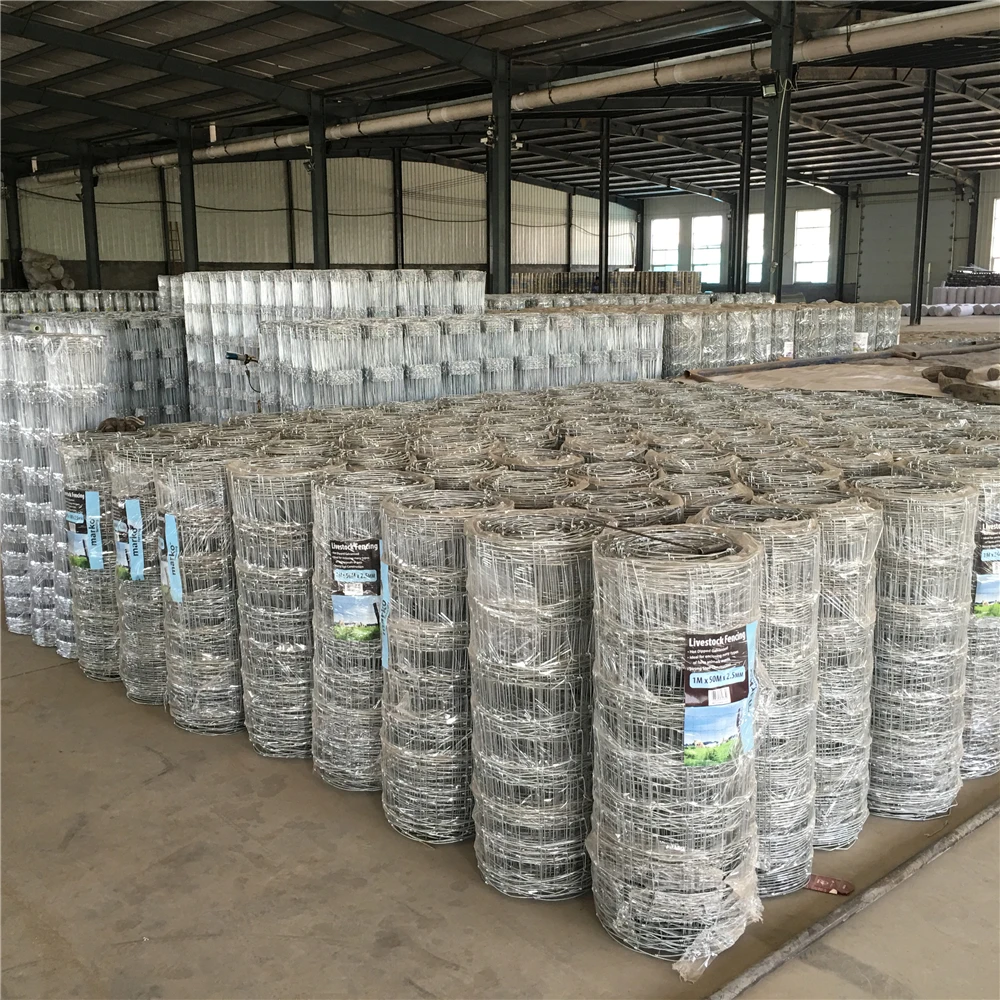 Customized Sustainable pvc coated cattle wire mesh panel cattle mesh fence /waterproof field fence wire 8ft