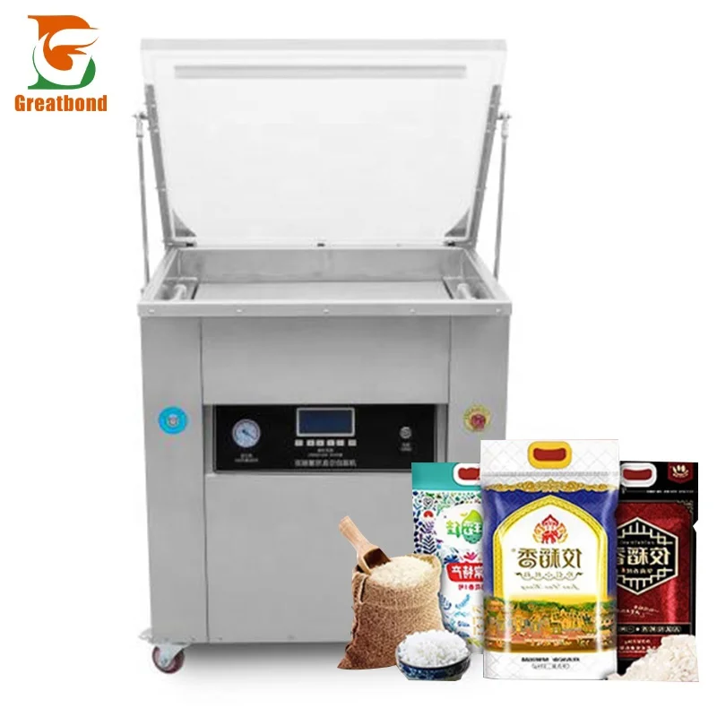 Dz-650 Low Price Multi-Functional Single Chamber Double Sealed Brick Bag Two-Sided Rice Shaping Vacuum Packing Machine With CE