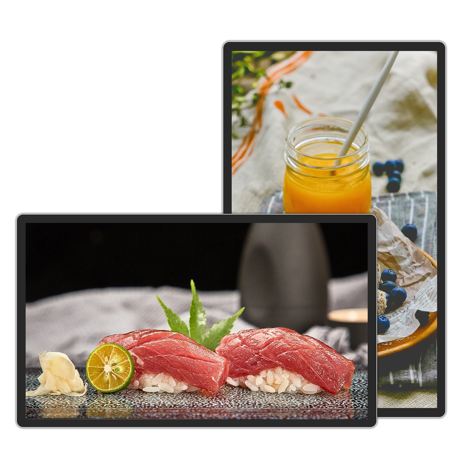  43 inch video wall screen media players advertising monitor lcd display kiosk touch digital