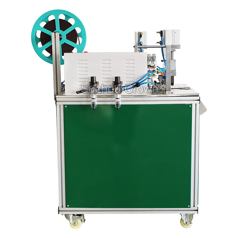 ultrasonic garment label cutting and hole punching machine