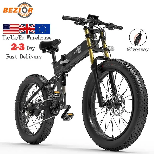 Factory Price 26Inch MTB  Fat Tire Electric Mountain Bicycle Fot Adult Men 1500W 48V Motor 21 Speed E Bicycle Electric