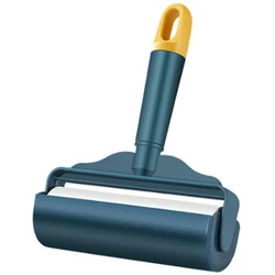 Upgrade Lint roller non-sticky dog and cat portable pet roller brush to remove hair and sticky hair