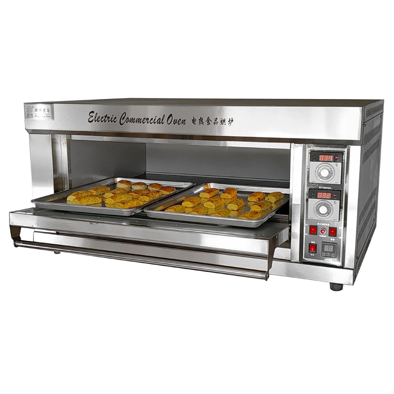 Industrial custom 6.6kw big cake deck baking oven  for wholesale bakery distributors