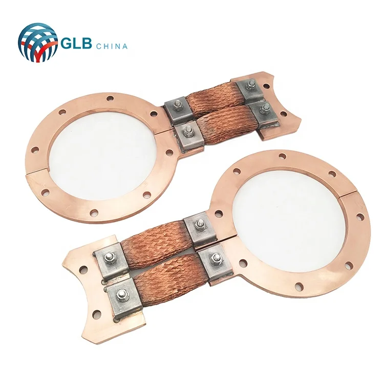 Factory High Quality Flexible Earth Bonding Strap High Current Braided Copper Strip Copper Braided Shunt Product