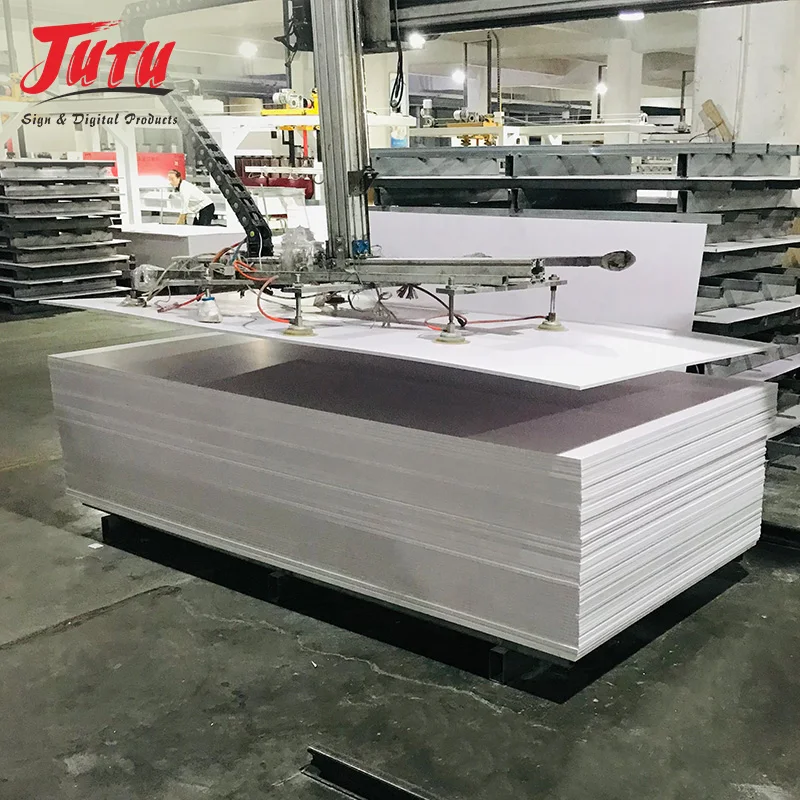 JUTU Factory Price 1220X2440mm Cheap 4x8 ft Black Mica Sheet PVC Sintra Forex Board Advertising Material