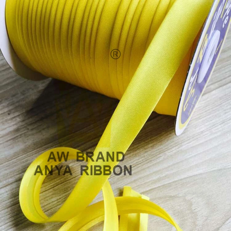 
clothes fabrics cutting ribbon tape polyester pongee polyester taffeta grid fabric satin fabric leather bias tape 