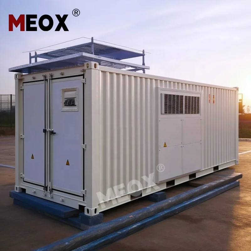 MEOX European quality 20 40 foot freezer units containerized energy storage 12m powered off-grid shipping solar panel container