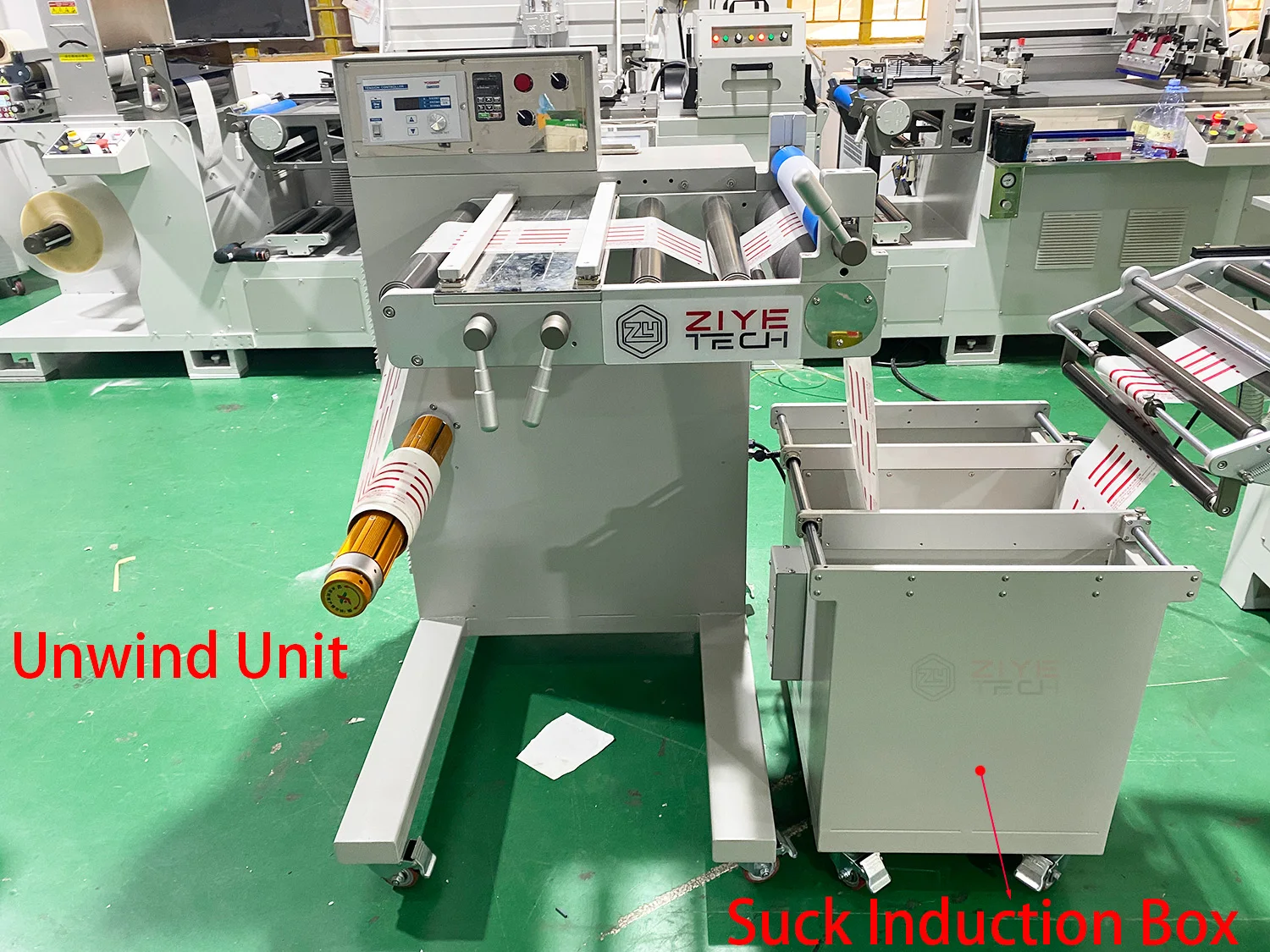 FPP350 Professional Label Roll to Roll Single Color Screen Printing Machine