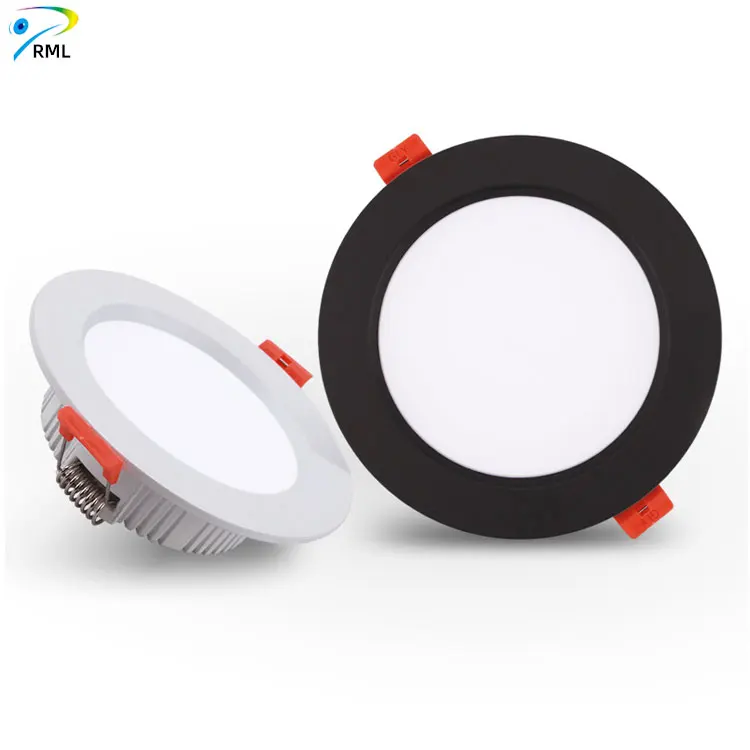 AC220-240V ceiling recessed downlight round slim panel light 5w 7w 12w 15w led downlight for Home Store Use