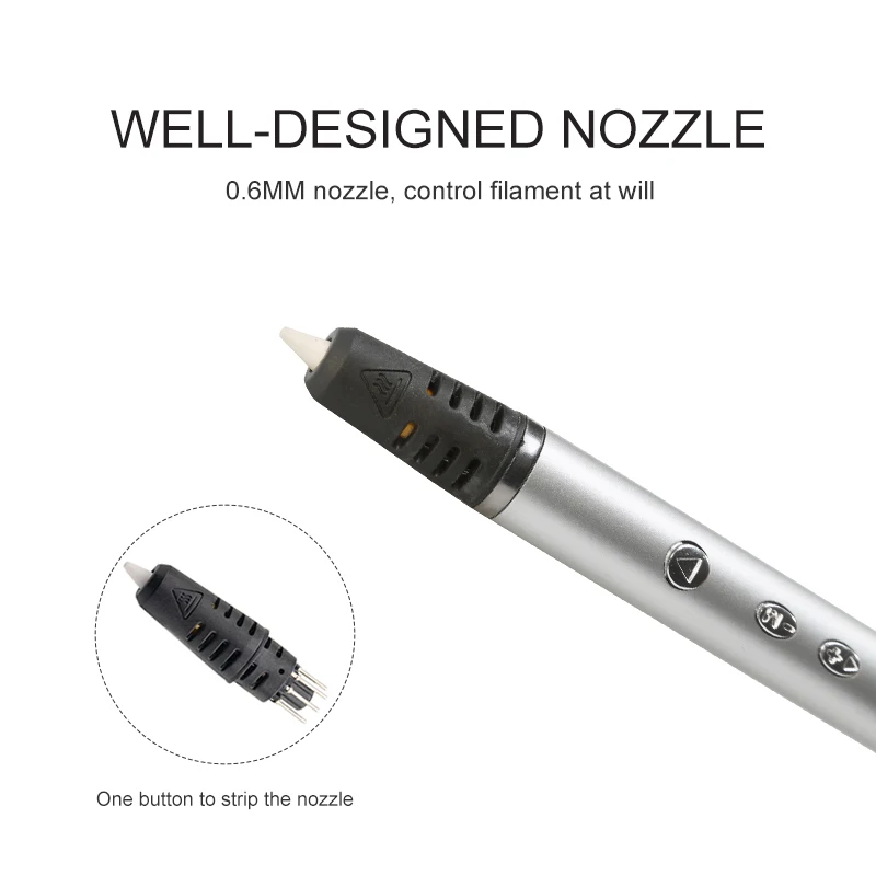 Jer RP900A new toys birthday gifts mini 3d printing pen lcd screen drawing pen