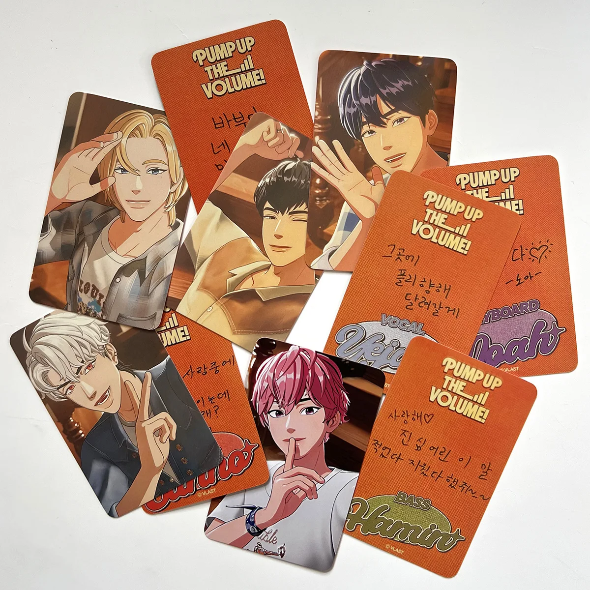 Kpop PLAVE 2024 SUMMER MARINE LOOK Album Lomo Card Pump Up The Volume Album Phorocard PLAVE Fans Two-sided Collection Gift Card