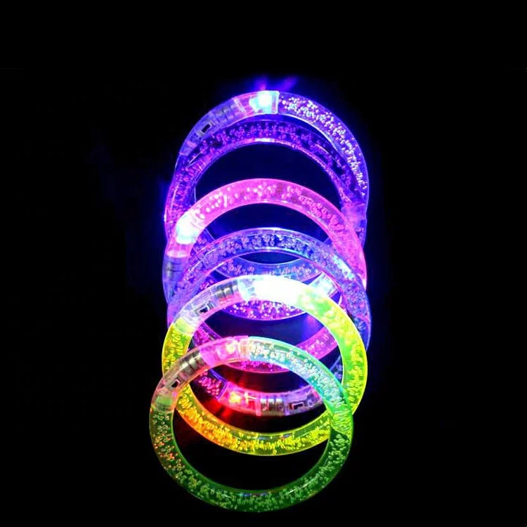 Glow In Dark Adult Led Bracelet Diy Supplies Fashion Creative Luminous Led Bracelet Smart Custom Led Bracelet