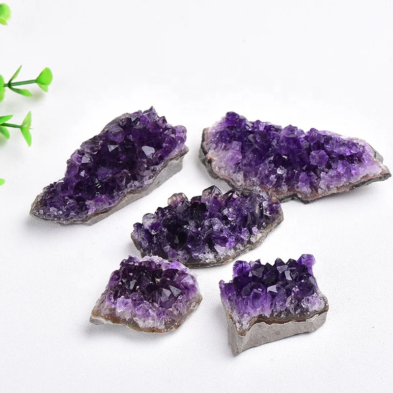 Wholesale High Quality Natural Crystal Healing Stones Geode Pieces Raw Dark Purple Amethyst Clusters for Decoration