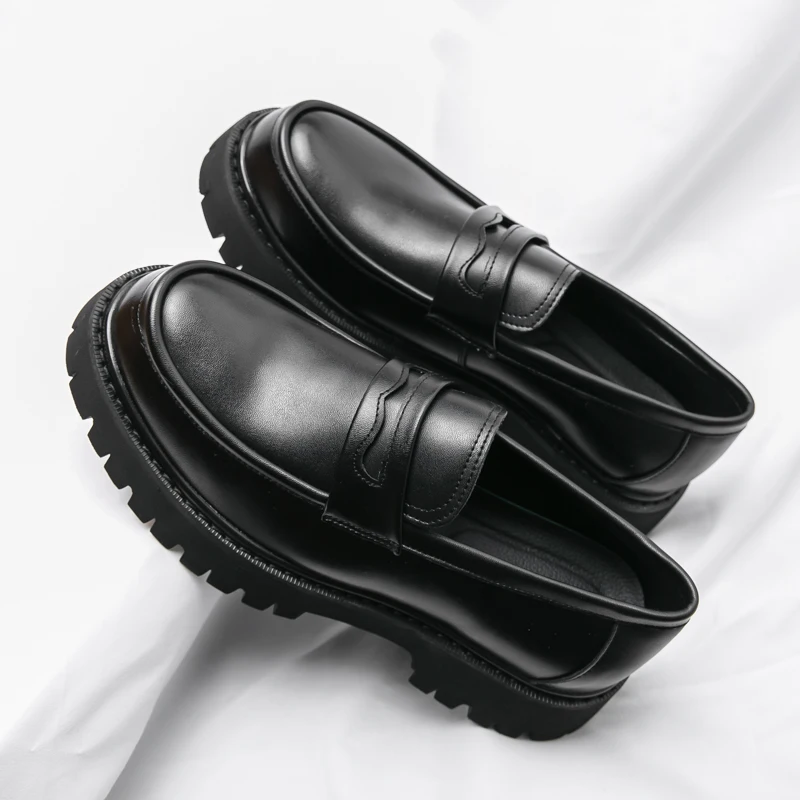2024 Durable Fancy Lace Up Wedding Oxfords Mens Patent Leather Dress Shoes Black Green Color Thick Sole