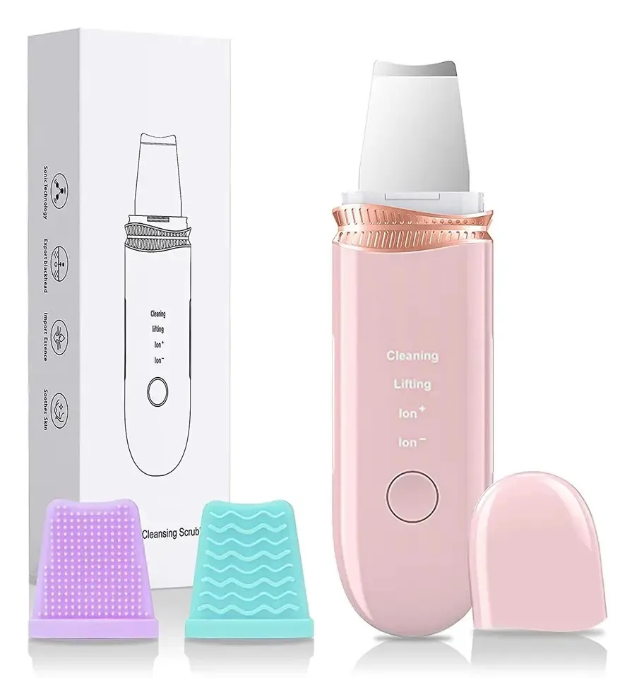 Portable Professional Face Skin Scrubber Ultrasonic Peeling Facial Machine