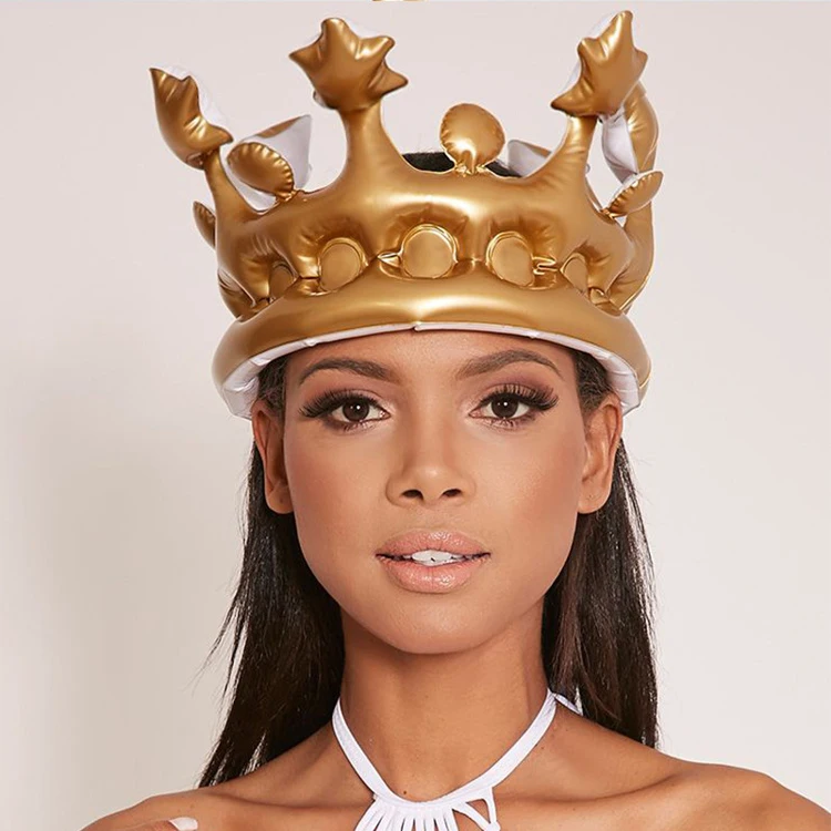  Надувная Королевская корона из ПВХ для украшения дня рождения