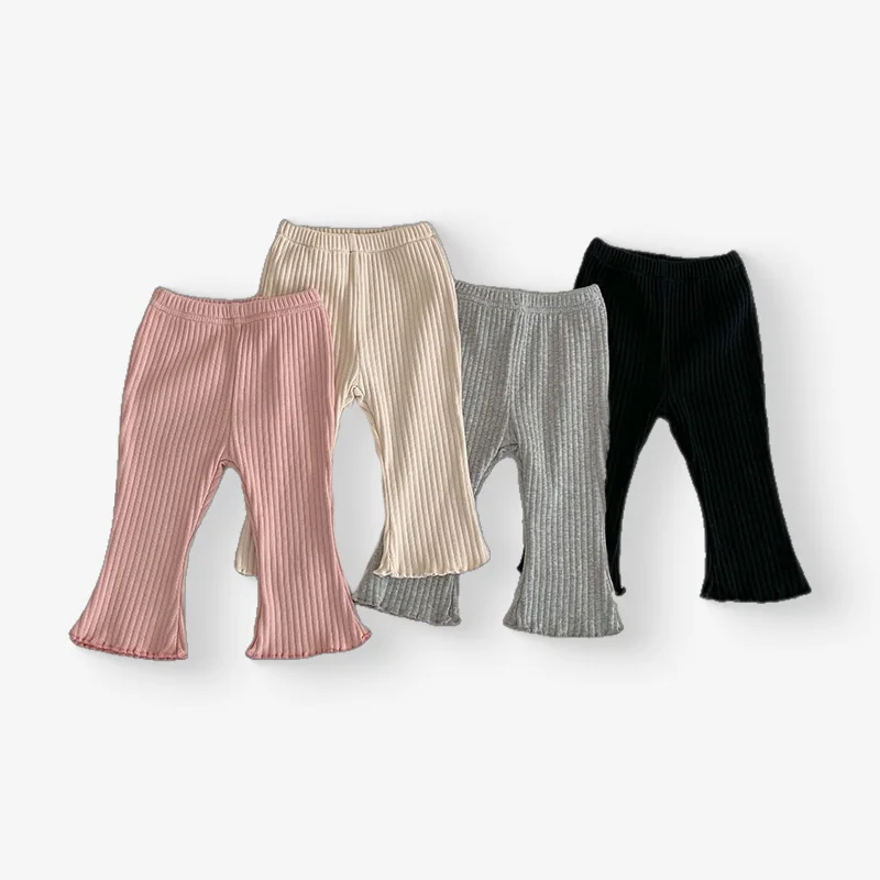 2023 Newly-designed baby fashion flared pants High quality baby girls underwear Cotton baby pants