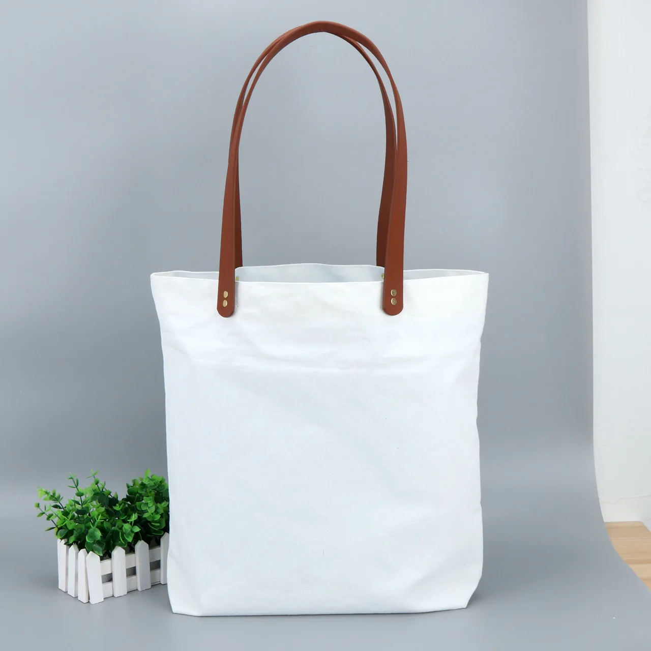 Wholesale In Stock Custom Logo Large Storage Fashion Cotton Canvas Shopping Bags For Packing Shoe Clothes With Handle