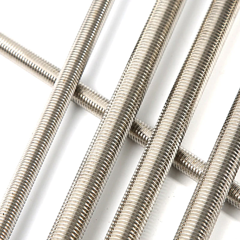 High Quality Steel Grade 2 Zinc UNC BSW 1 Meter 2 Meters 3 Meters Thread Rod 1/4 5/16 3/8 7/16 1/2 5/8 Inch Threaded Bar