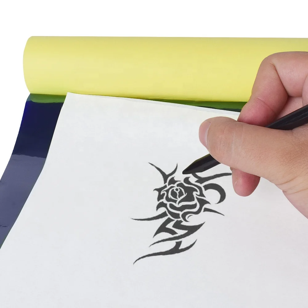 Tattoo Transfer Paper A4 Size Spirit Master Tatoo Paper Thermal Stencil Carbon Copier Paper for Tattoo Supply Dropship