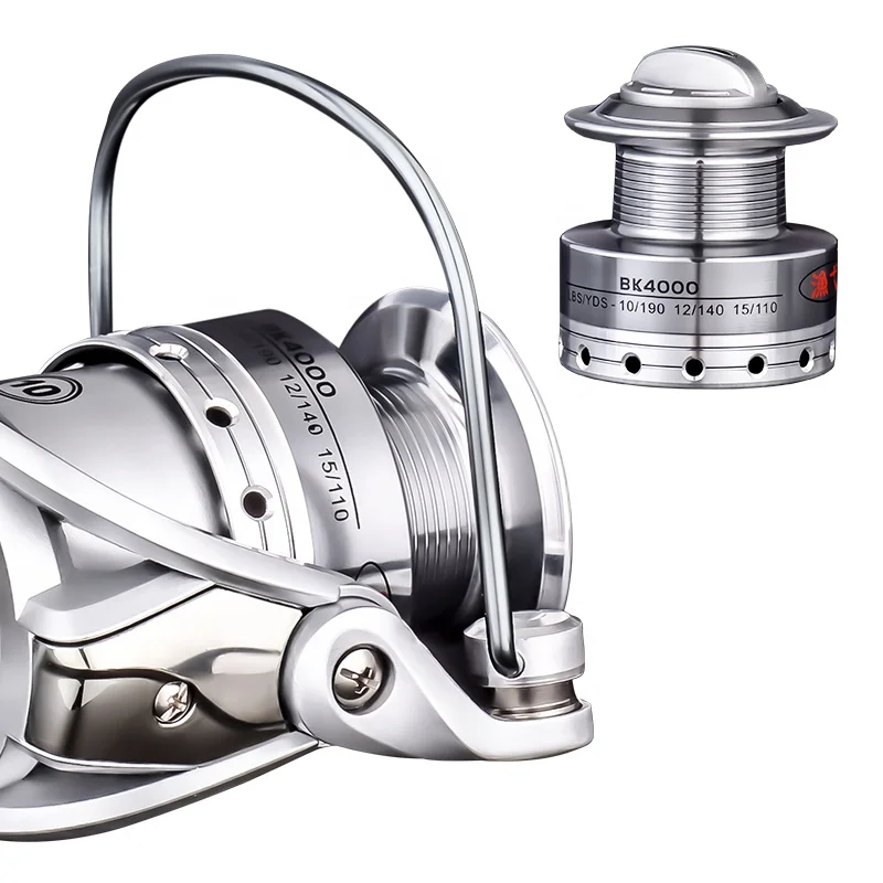 10BB 5.2:1 gear ratio Jigging Carp Fishing metal spool spinning reel