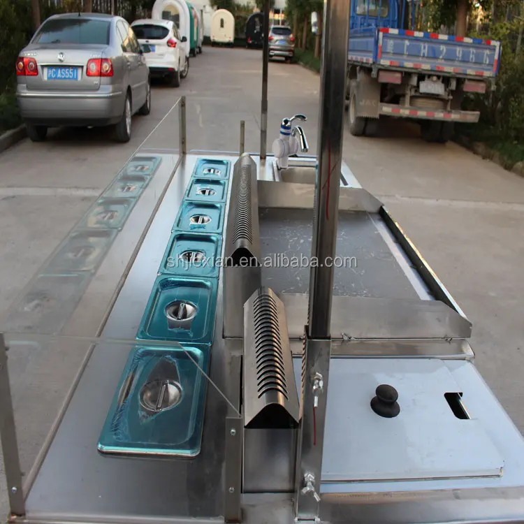 JX-CC180 Mobile Food Trucks Cart Mini Tornado