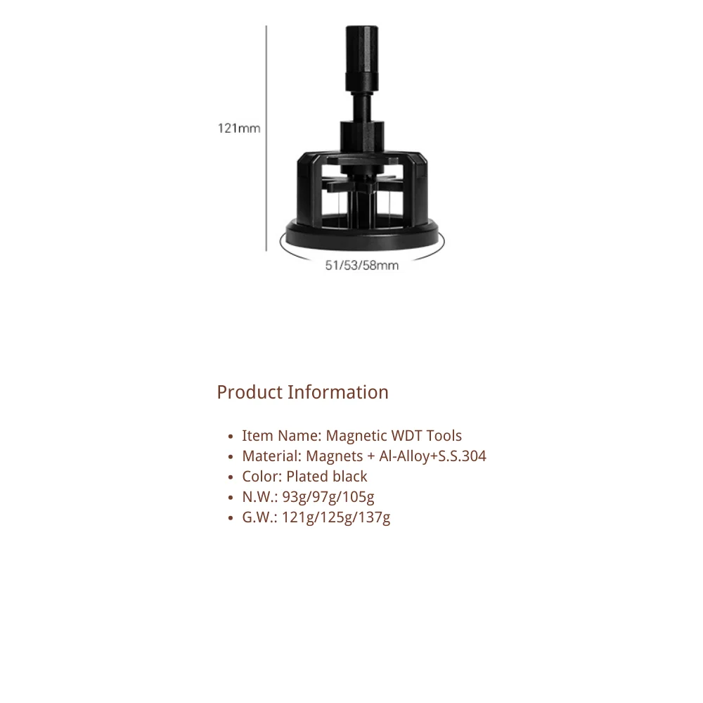 10pcs 0.25mm Stainless Steel Needles Distributors Coffee Stirrer Espresso Power Magnetic WDT Tools