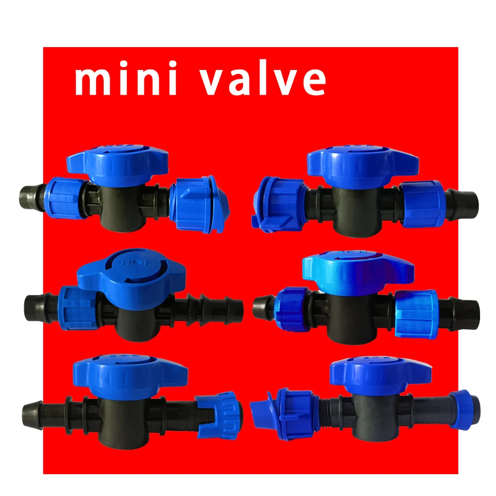 Drip irrigation switch valve Micro drip irrigation valve Small fittings offtake valve for drip irrigation system
