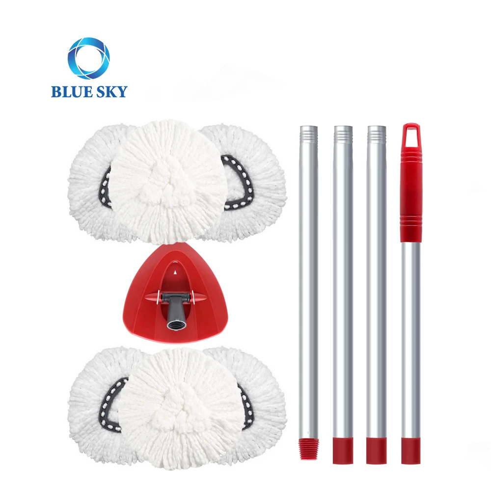 Factory Price Microfiber Mop Refills O Cedar Spin Mop Base Handle Replace Head Compatible with O Cedar EasyWring Spin Mop
