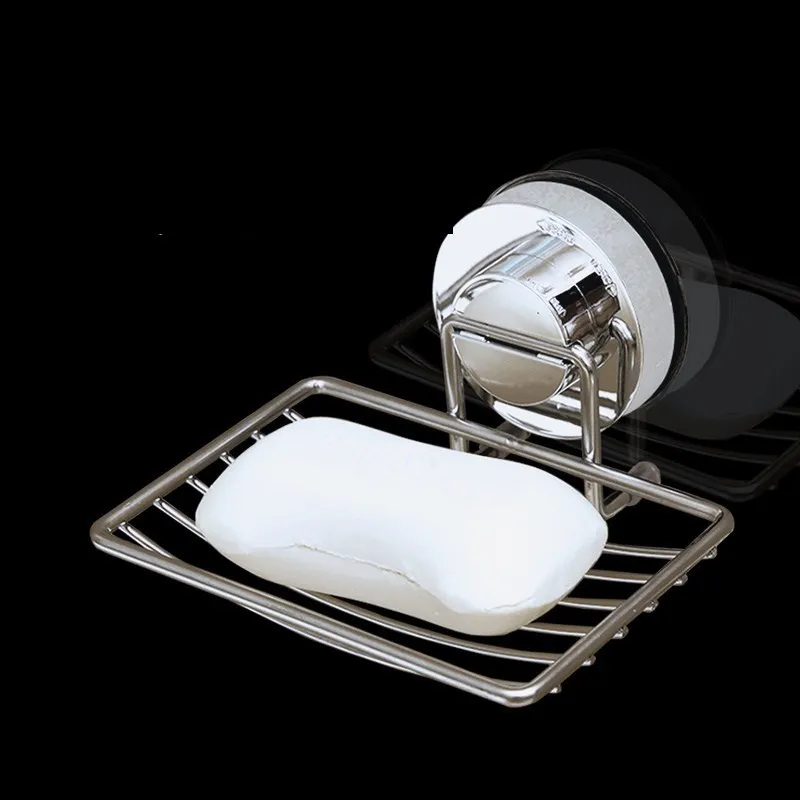 Suction Cup Kitchen Sink bar Shower Soap Dish Holder
