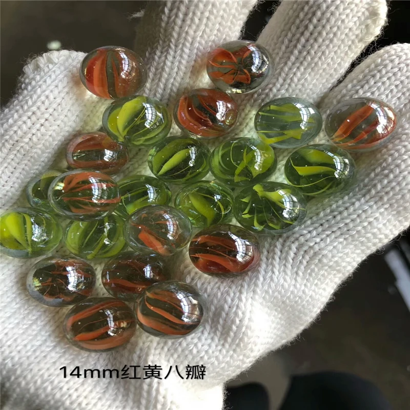  Safety Round Solid Beautiful Colored Toy Glass Marble