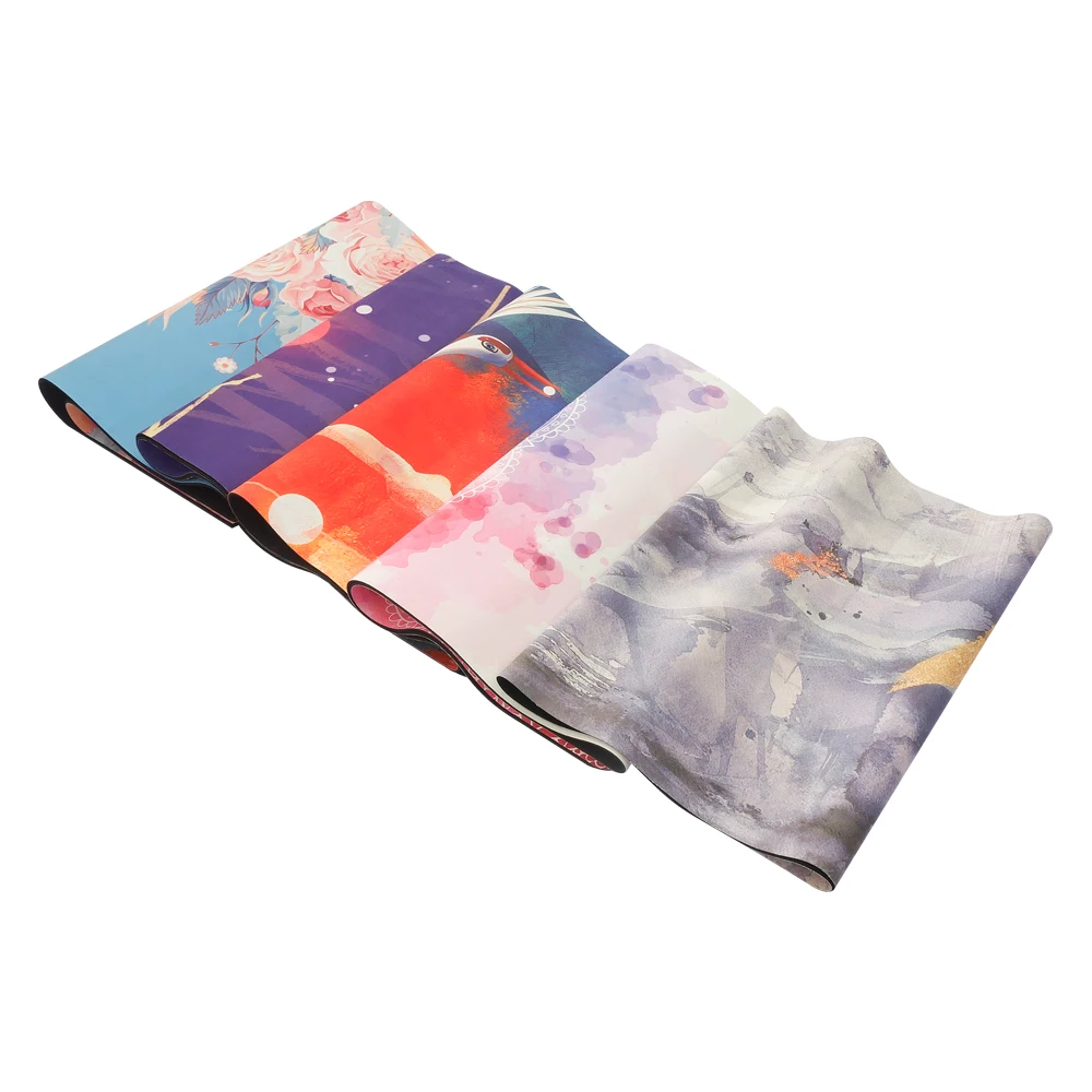 Wellux Professional Yoga Mat Manufacturer Custom Printing Gym Pilates Mat Non-Slip Waterproof Rubber Yoga Mat Mata Do Jogi