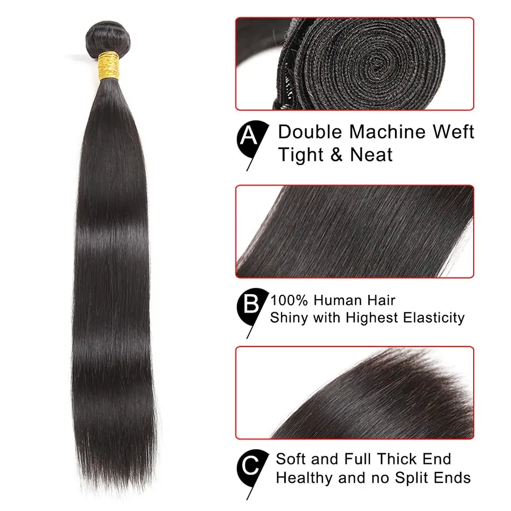 Free Sample Shipping12a Human Hair Bundle Vendor Cheap Brazilian Cuticle Aligned 100% Virgin Raw Bone Straight Hair Bundle