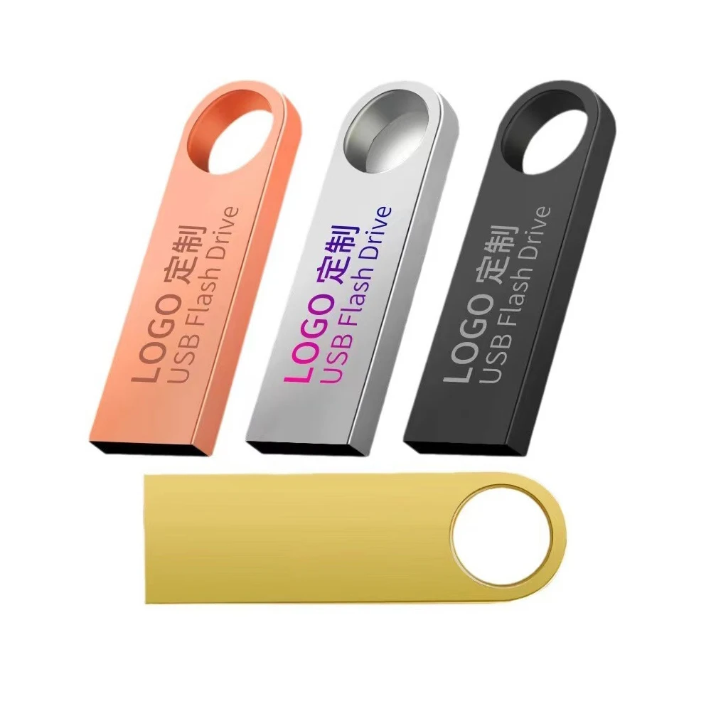 Популярный красивый металлический USB флэш-накопитель 32 г 64 128 с индивидуальным логотипом плоский 3 0 Высокоскоростной