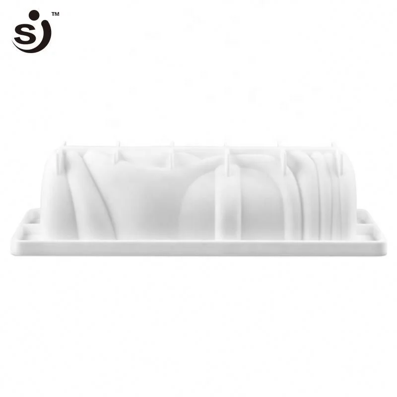 Hot Sale 3D Pillow Shape Silicone Reusable Rectangle Silicon Mousse Chiffon Cake Mold