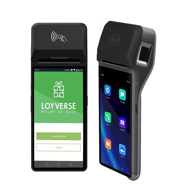 POS System For Car Parking Android Handheld POS System For Delivery Z300