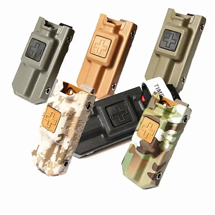 Tactical Outdoor Molle EMT Tourniquet Carrier Pouch Holder Hunting EDC Pouch Case Box Tourniquet First Aid Kit Storage Bag