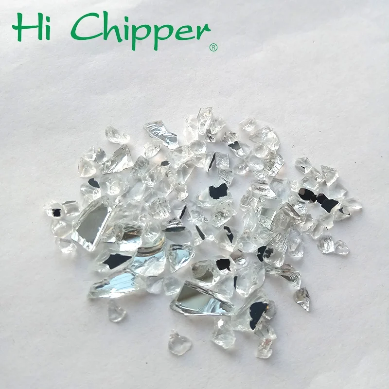 3-6 mm Crushed Mirror Glass Chips for Terrazzo and Concrete Making