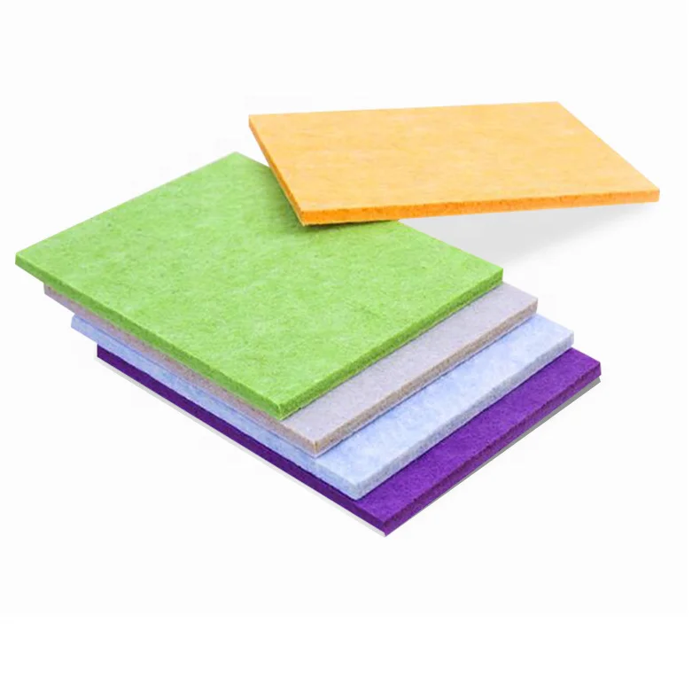 Color Felt Wall Pasted Soundproof Sound-Absorbing Board Polyester Fiber Material Photo Background Wall Kindergarten