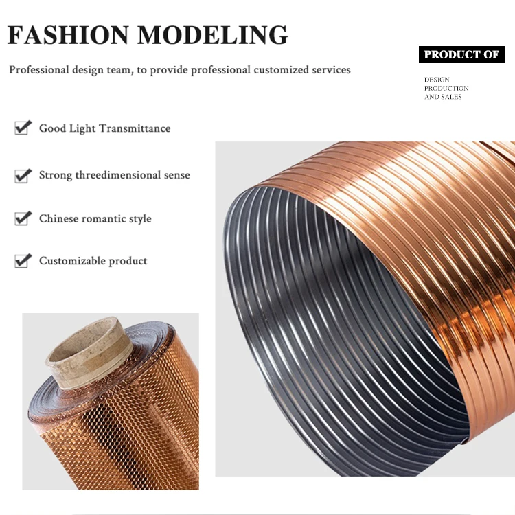 New Arrival Gold PVC Lampshade Materials 2024 Modern Nordic Contemporary Home Decor Shades Standing Lampshades