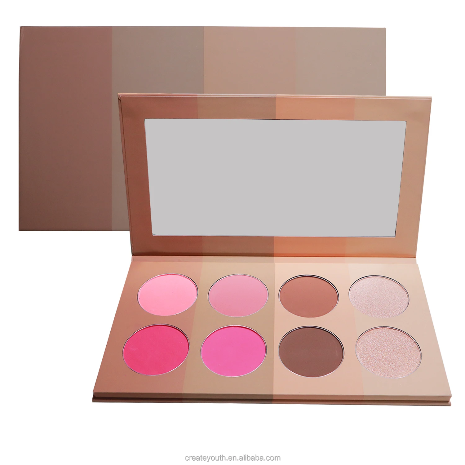 Custom color and logo for Blush, highlight, Contouring